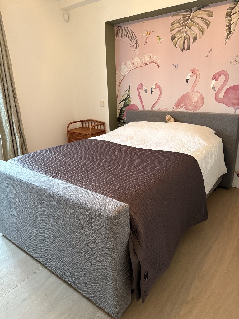 Moderne taupekleurige bedsprei, Ophalen, Overige kleuren, Overige typen, Tweepersoons