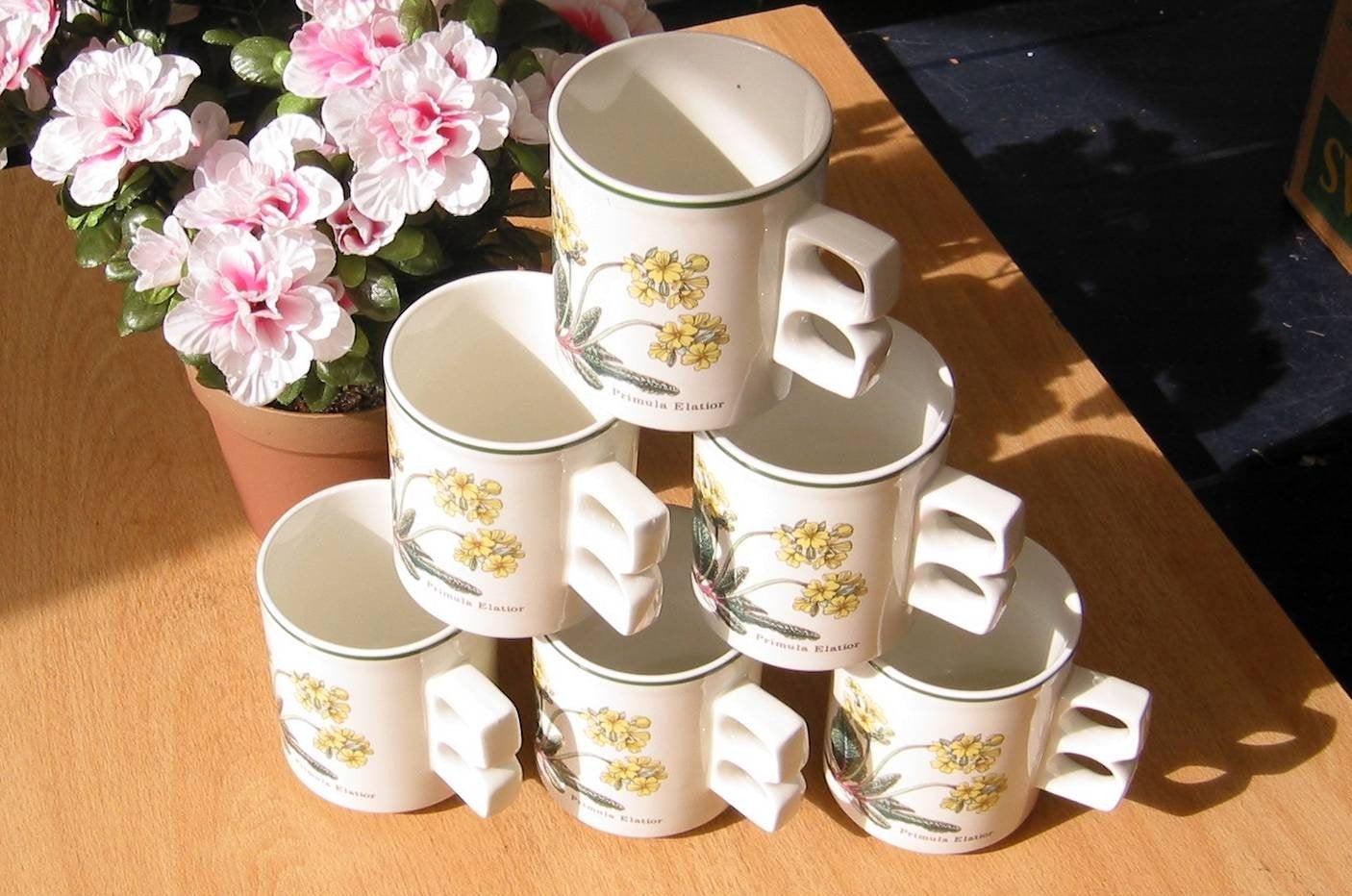 Nieuwe Wedgewood Florabunda Mokken, Overige typen, Nieuw, Ophalen of Verzenden, Steen/keramiek