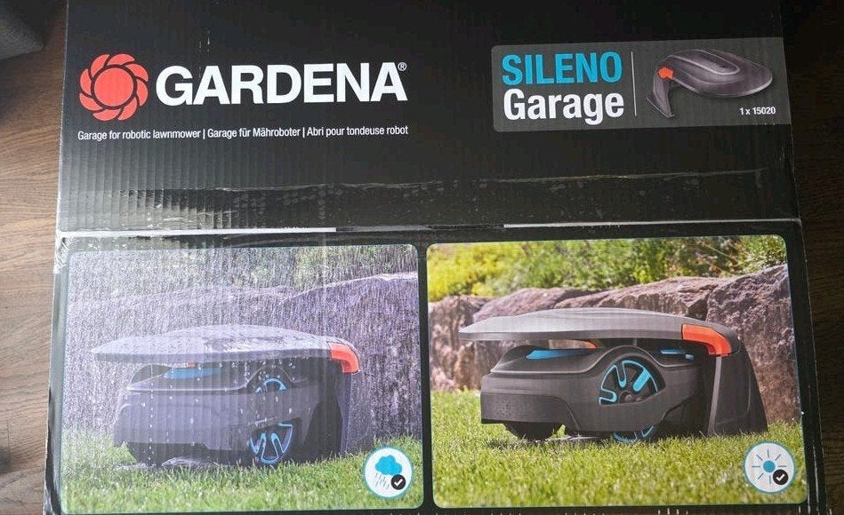 Gardena Sileno Garage voor robotmaaier - Nieuw in doos, Ophalen of Verzenden, Nieuw, Minder dan 20 cm, Gardena