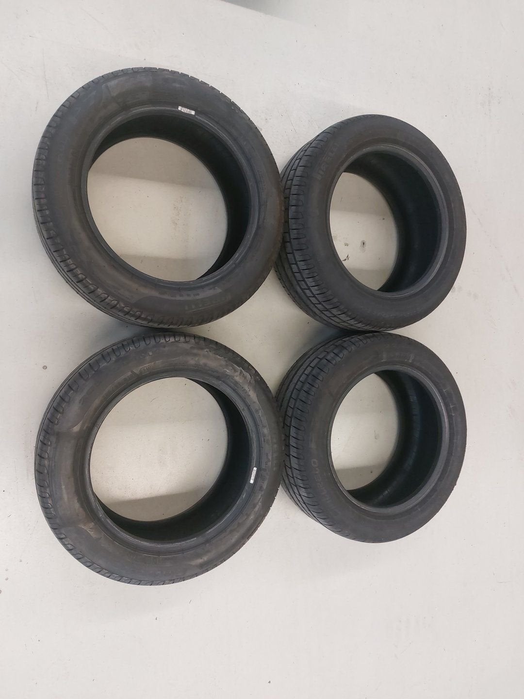 2x 205-55-16 en 2x 225-50-16 Pirelli Cinturato zomerbanden, Ophalen, Gebruikt, -, -