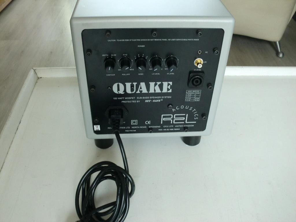Rel Quake top subwoofer onderhoud gehad te beluisteren., Audio, Tv en Foto, Luidsprekers, Ophalen, Zo goed als nieuw, Bowers & Wilkins (B&W)