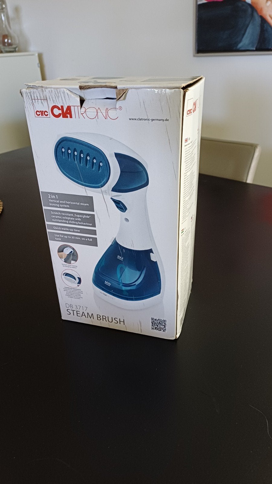 Clatronic DB 3717 Stoomborstel - 2-in-1 Kledingstomer, Ophalen of Verzenden
