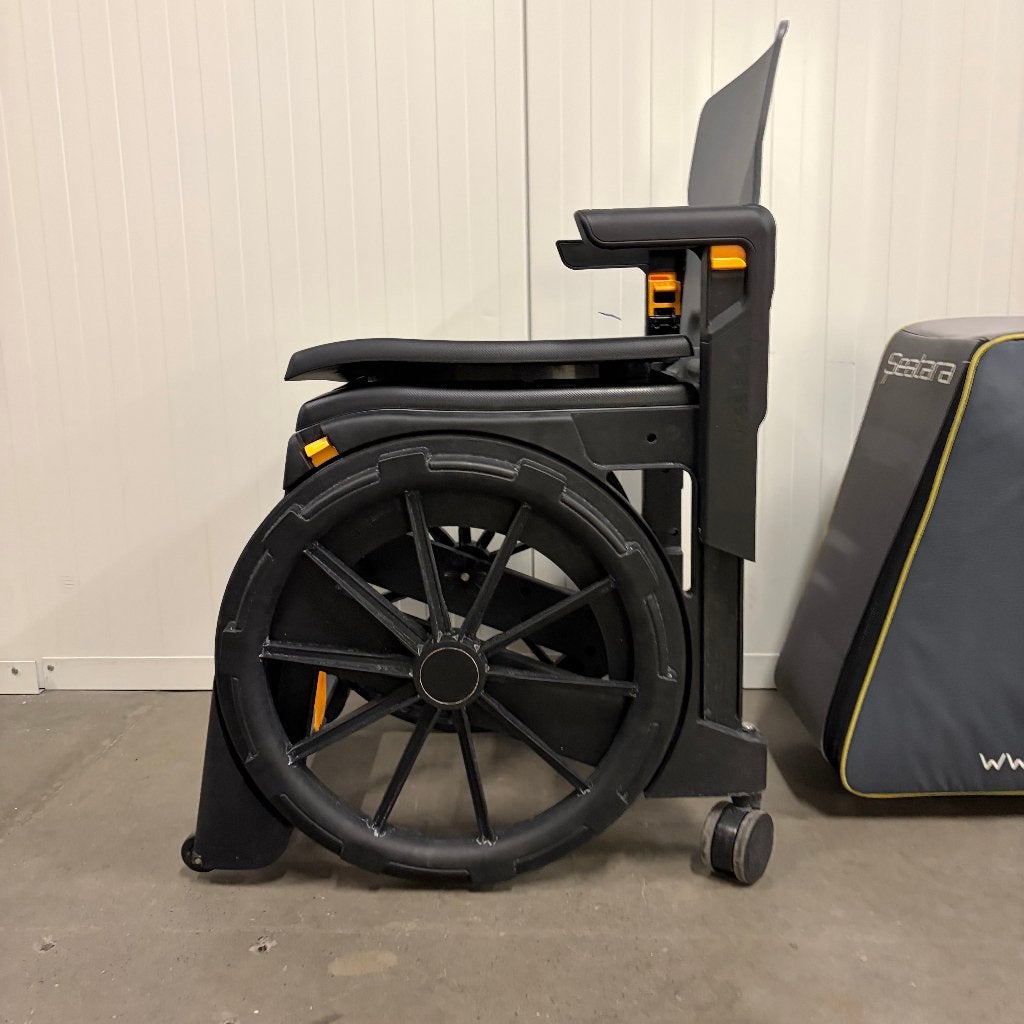 Toiletstoel Zwart Wheelable, Ophalen of Verzenden, Gebruikt