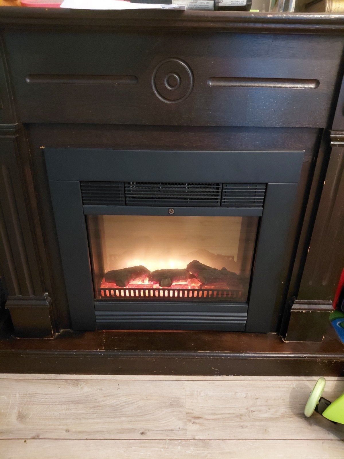 Elektrische haard met 2000W vermogen, Ophalen of Verzenden, Gebruikt, Vrijstaande haard, Elektrische haard