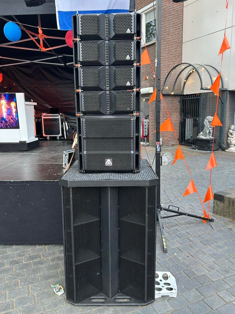 Master Audio Line Array Set - Compleet Systeem met DSP, Ophalen, Gebruikt, Audio