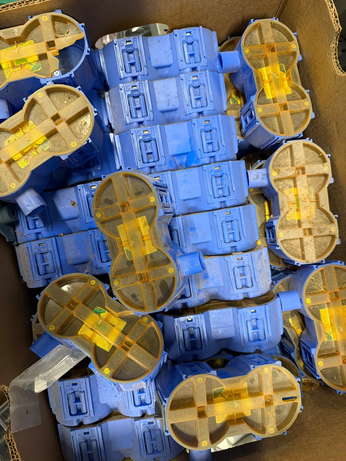 ABB inbouwdoos elektra - ca. 45 stuks, Ophalen of Verzenden, Gebruikt, ABB, Overige typen