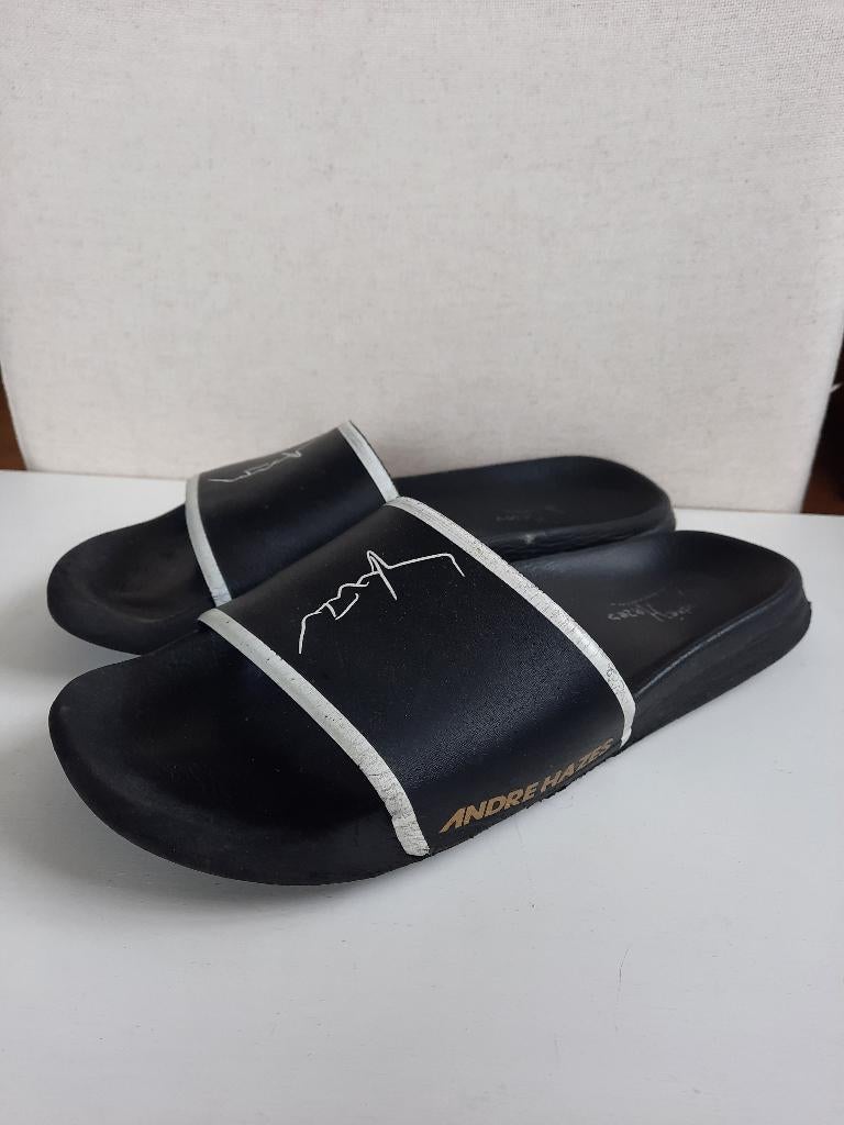 Andre Hazes slippers maat 38/39, Ophalen of Verzenden, Gedragen, Zwart