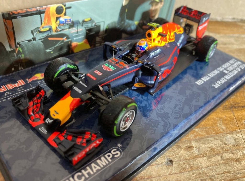 Max Verstappen 1:43 3e plaats Brazilië GP 2016 Red Bull, Ophalen of Verzenden, Nieuw, Formule 1