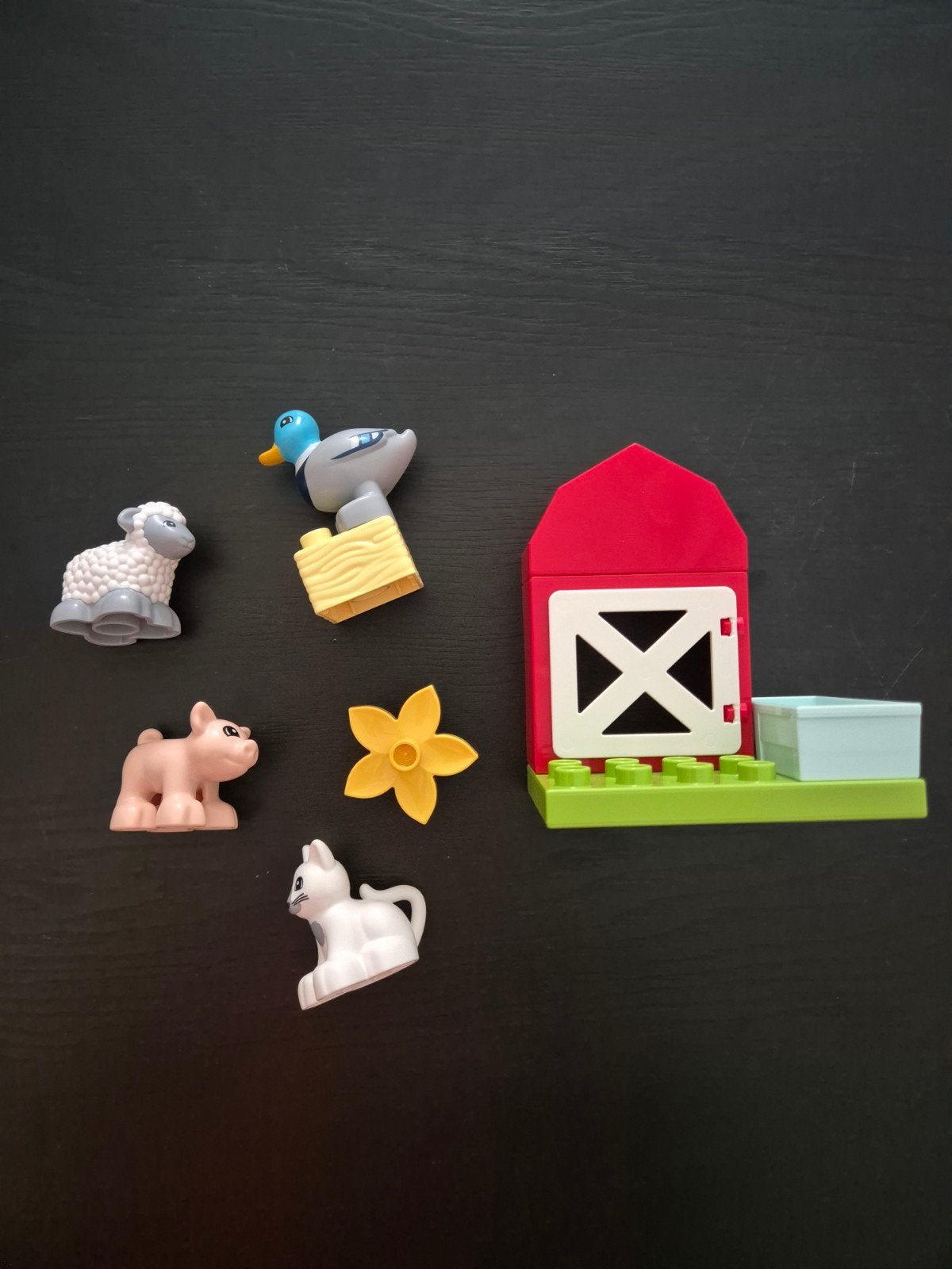 LEGO Duplo Boerderijdieren en schuur (set 10949), Ophalen of Verzenden, Gebruikt, Overige merken