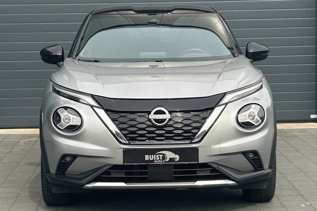 Nissan Juke 1.6 Hybrid N-Design 360 CAMERA ACC LED KEYLESS 1, Auto's, Nissan, 1300 kg, Gebruikt, 4 cilinders, Met garantie (alle)