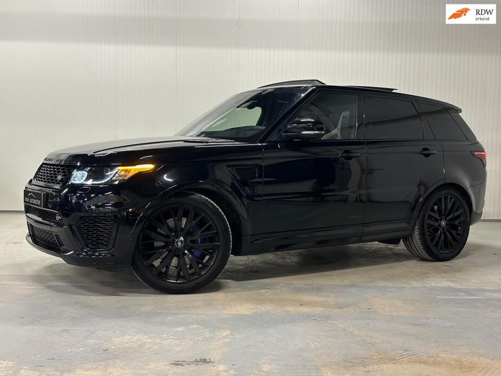 Land Rover Range Rover Sport 5.0 V8 Supercharged SVR | BLACK, Auto's, Automaat, Gebruikt, 3000 kg, Zwart