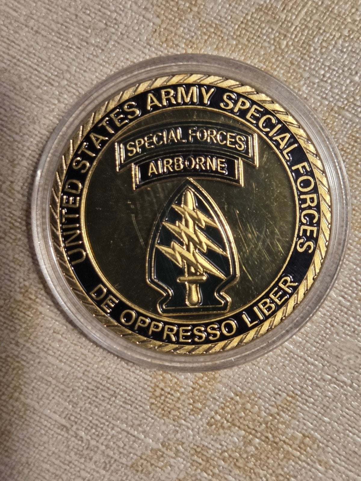 Amerikaanse Leger Special Forces Airborne Medaille, Verzamelen, Ophalen of Verzenden