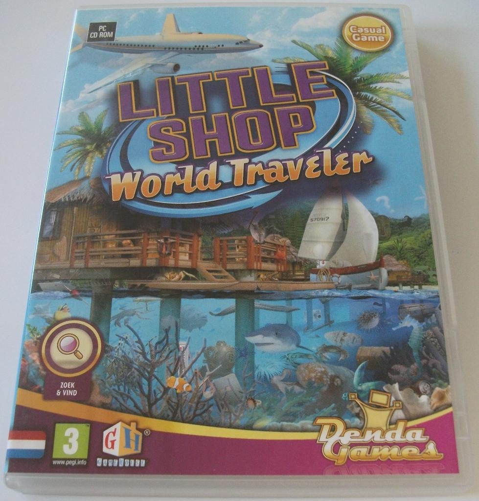 PC Game *** LITTLE SHOP 6 *** World Traveler, Puzzel en Educatief, 1 speler, Ophalen of Verzenden, Zo goed als nieuw