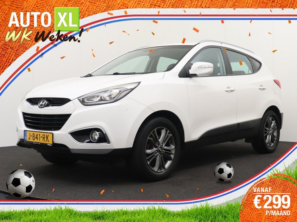 Hyundai ix35 1.6 GDI 135 PK i-Vision ParkAssist Stoelverwarm, Auto's, Hyundai, Voorwielaandrijving, Euro 5, 4 cilinders, Wit