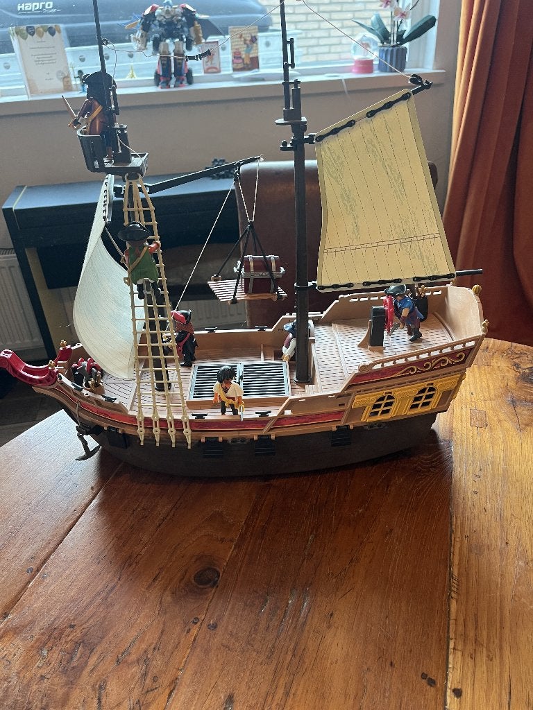 playmobil piratenschip met piraten, Ophalen, Gebruikt, Losse onderdelen, Boot/Schip