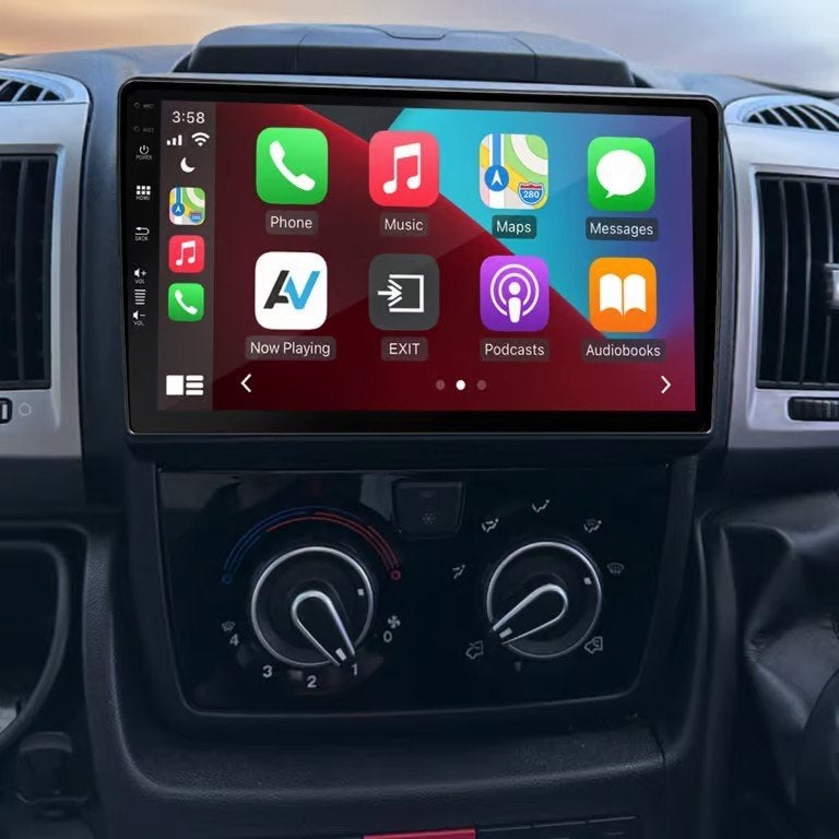 Autoradio AV-D040Q Qled 9-inch, Ophalen of Verzenden, Zo goed als nieuw