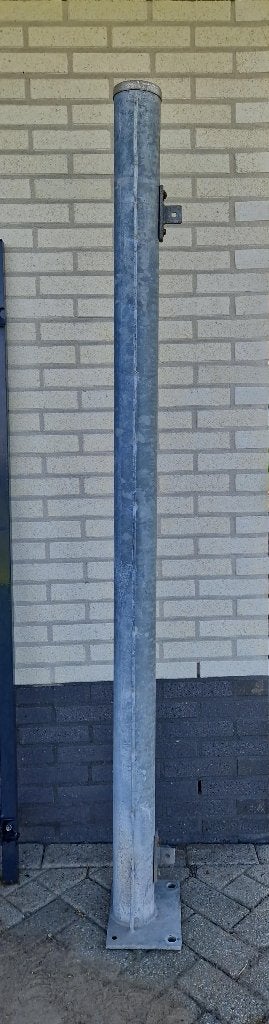 Gebruikte gegalvaniseerde stalen sluitplaal voor hekwerk., Ophalen, Gebruikt, IJzer, Overige typen
