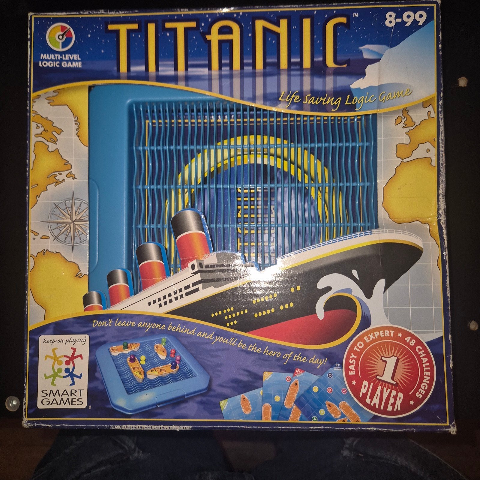 Titanic: Life Saving Logic Game - Smart Games, Hobby en Vrije tijd, Gezelschapsspellen | Bordspellen, Een of twee spelers, Ophalen of Verzenden