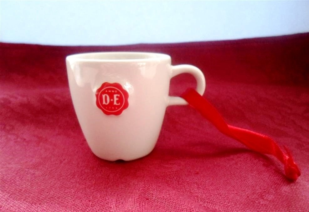 Douwe Egberts mini kopje., Huis en Inrichting, Keuken | Servies, Overige merken, Ophalen of Verzenden, Zo goed als nieuw, Overige stijlen