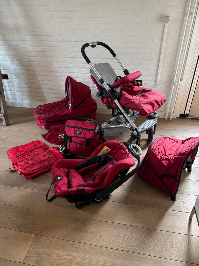 Mutsy Sports 01 Combiwagen Compleet met Accessoires, Kinderen en Baby's, Gebruikt, Ophalen of Verzenden, Combiwagen, Mutsy