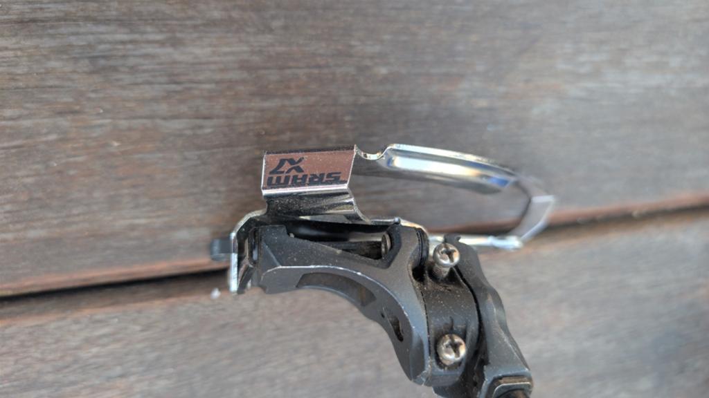 SRAM X7 Voorderailleur 3x10, Fietsen en Brommers, Fietsonderdelen, Gebruikt, Ophalen of Verzenden, SRAM, Derailleur of Ketting