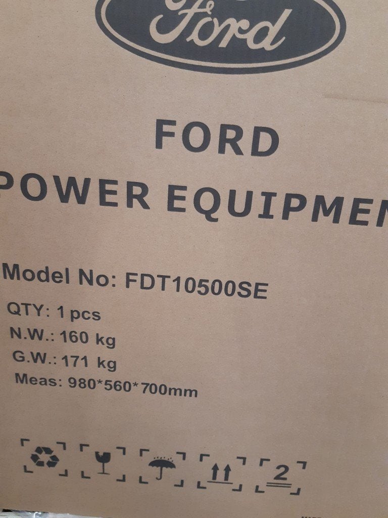 Ford FDT10500SE Stroomgenerator - Nieuw in doos, Doe-het-zelf en Verbouw, Ophalen, Geluidgedempt, Overige typen, Nieuw