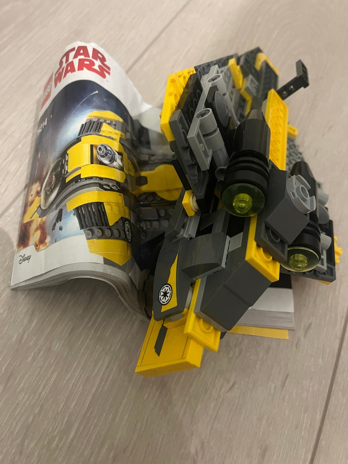 Lego Star Wars Anakin's Jedi Starfighter 75214, Gebruikt, Star Wars, Lego, Ophalen of Verzenden