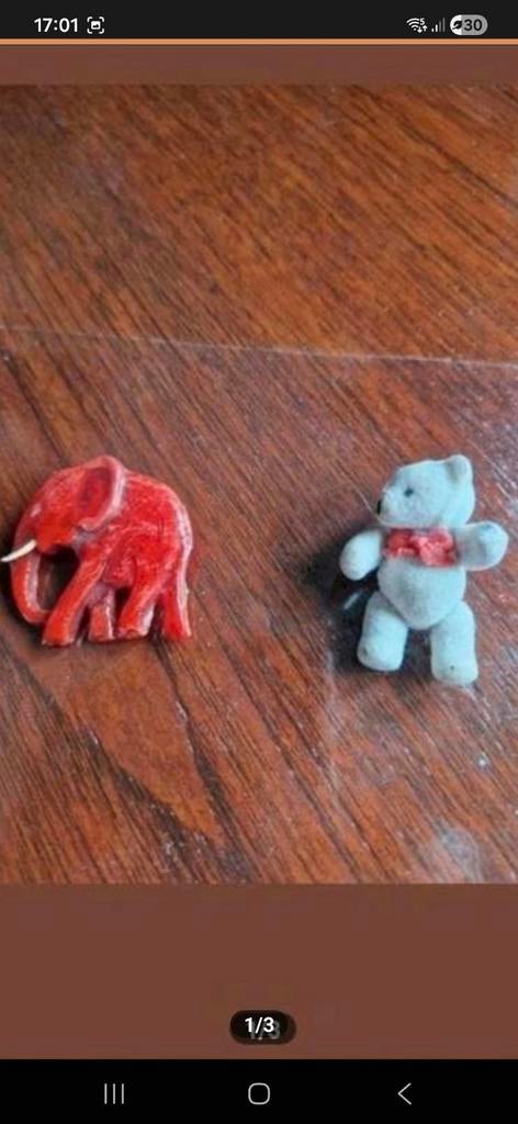 Olifant of bere broche, Ophalen of Verzenden, Gebruikt, Overige materialen