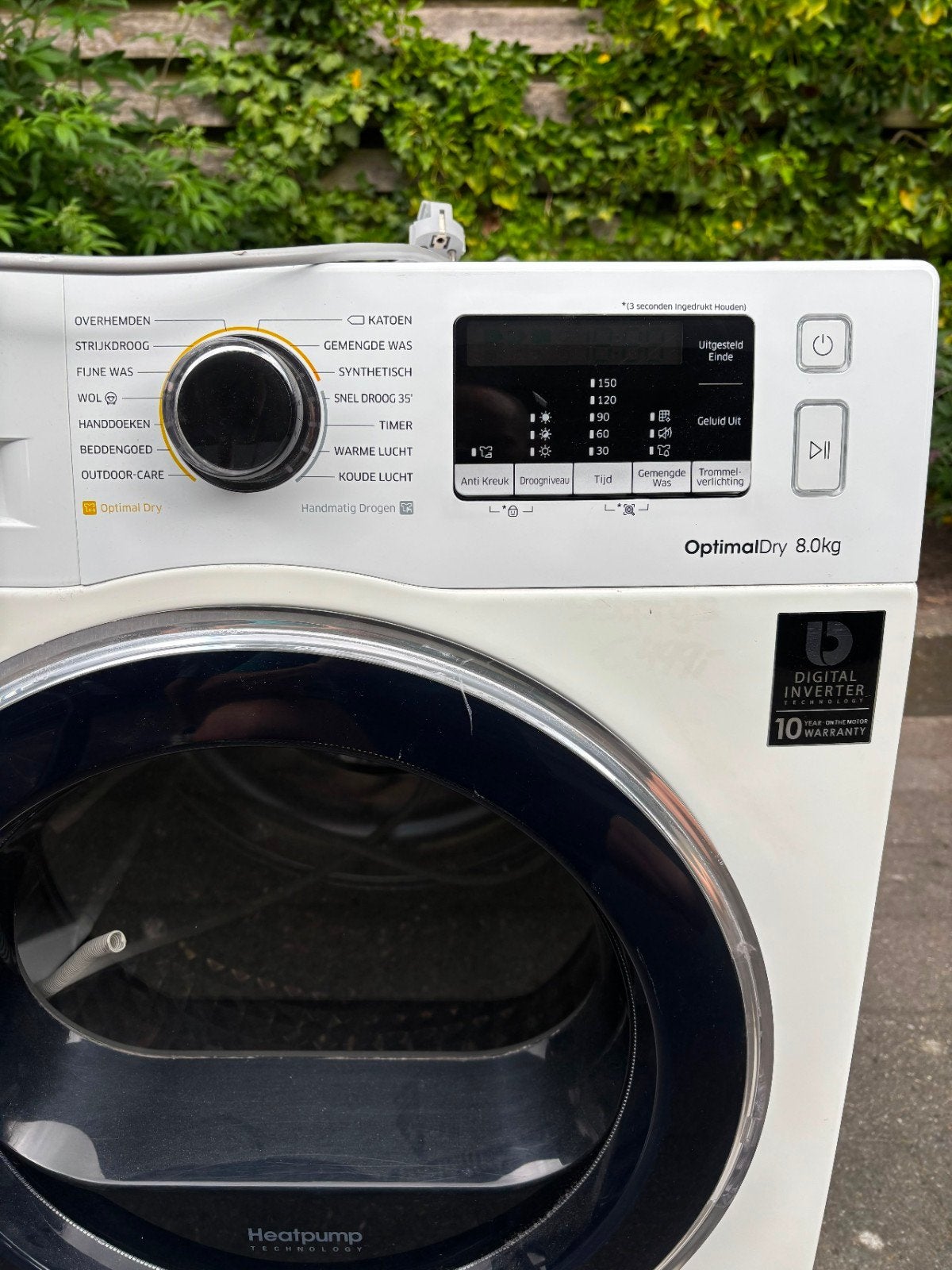 Samsung DV80M5210QW Warmtepompdroger 8kg, Witgoed en Apparatuur, Wasdrogers, Zo goed als nieuw, Condens, Voorlader, 6 tot 8 kg