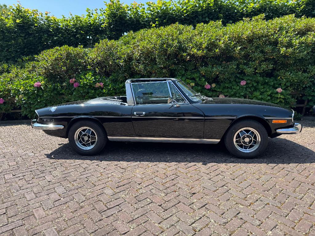 Triumph Stag 3.0 V8 Cabrio 1975 Zwart, Auto's, Automaat, 145 pk, Achterwielaandrijving, 1232 kg
