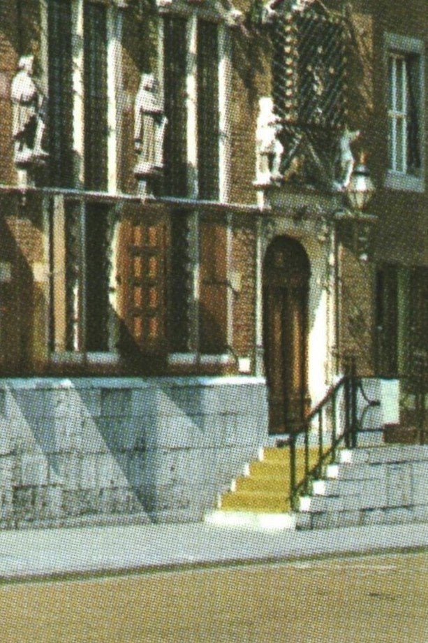 988354 Nijmegen Stadhuis Nette oude kaart Onbeschreven, Ophalen of Verzenden, 1960 tot 1980, Gelderland