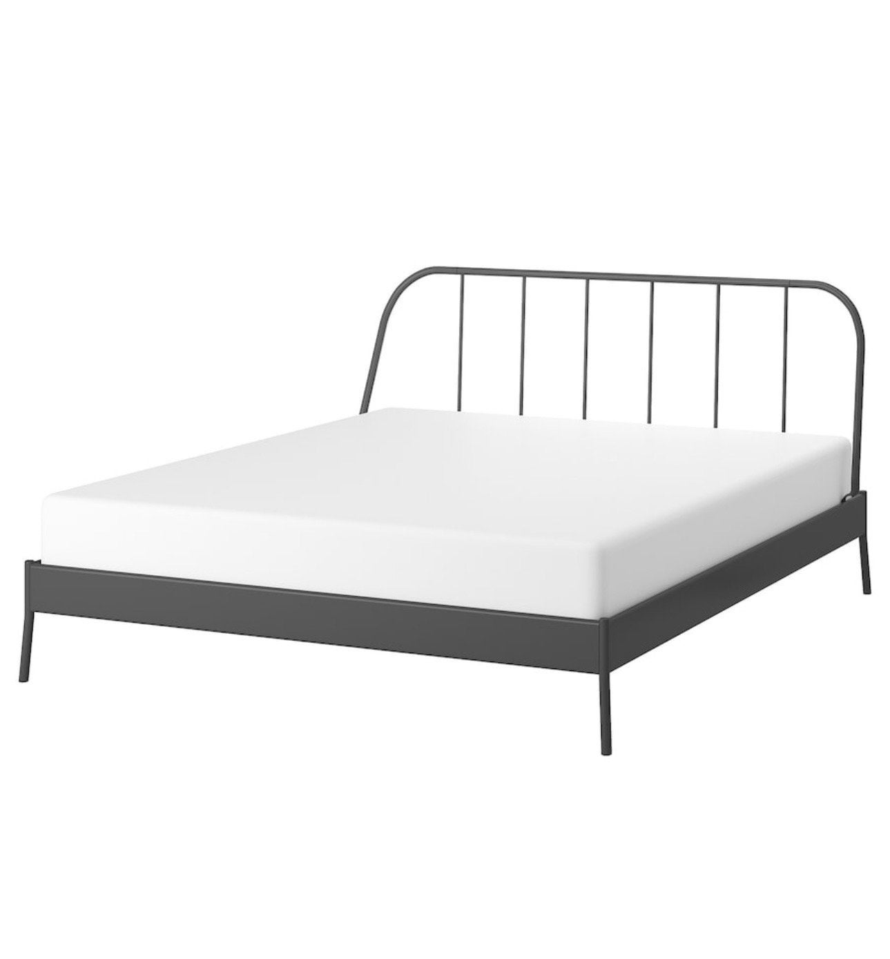 IKEA KOPARDAL bedframe met Lönset lattenbodem 140x200 cm, Ophalen, Tweepersoons, 140 cm, 200 cm