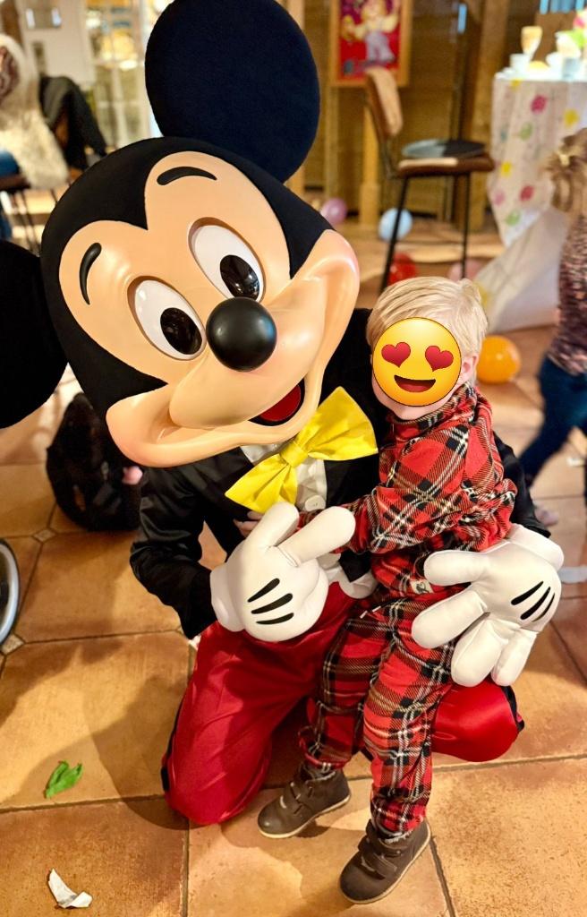 Mickey, Minnie of Donald Mascotte,  Events, kinderfeestje, Verzamelen, Ophalen of Verzenden, Mickey Mouse, Zo goed als nieuw, Beeldje of Figuurtje