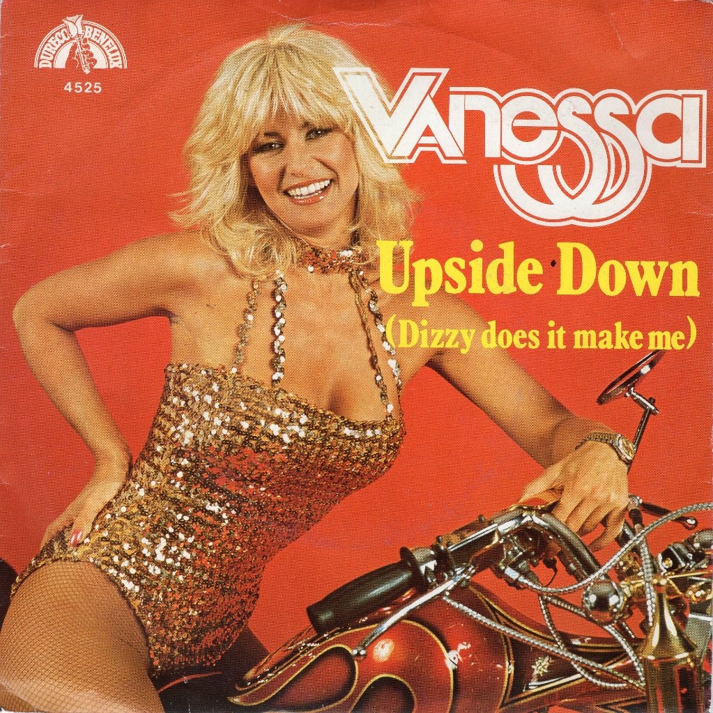 VANESSA  -  Upside down, Cd's en Dvd's, Vinyl Singles, Gebruikt, Pop, Fotohoes, 7 inch, Ophalen of Verzenden