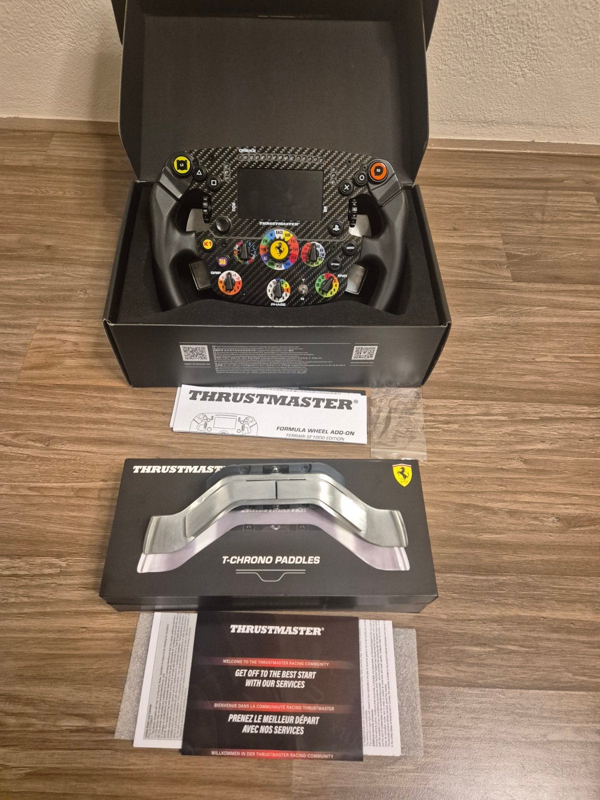 Thrustmaster SF1000 stuur met T-Chrono Paddles, Ophalen, Racestuur, Zo goed als nieuw, Thrustmaster