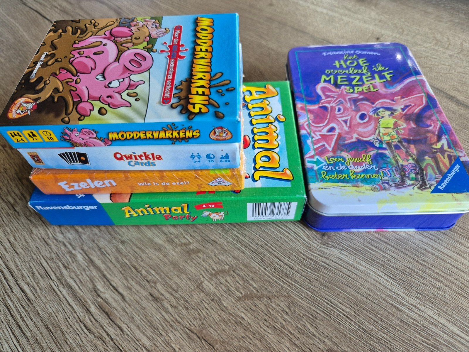 5 x leuke (kinder) spelletjes voor bv sint of kerst, Ophalen of Verzenden, Zo goed als nieuw