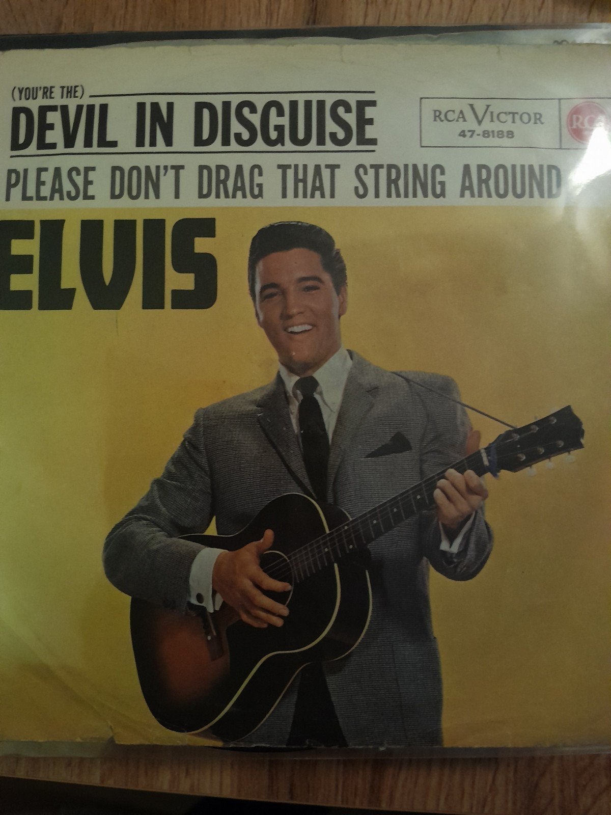 elvis presley 7inch devil in disguise, Ophalen of Verzenden, Zo goed als nieuw, Pop