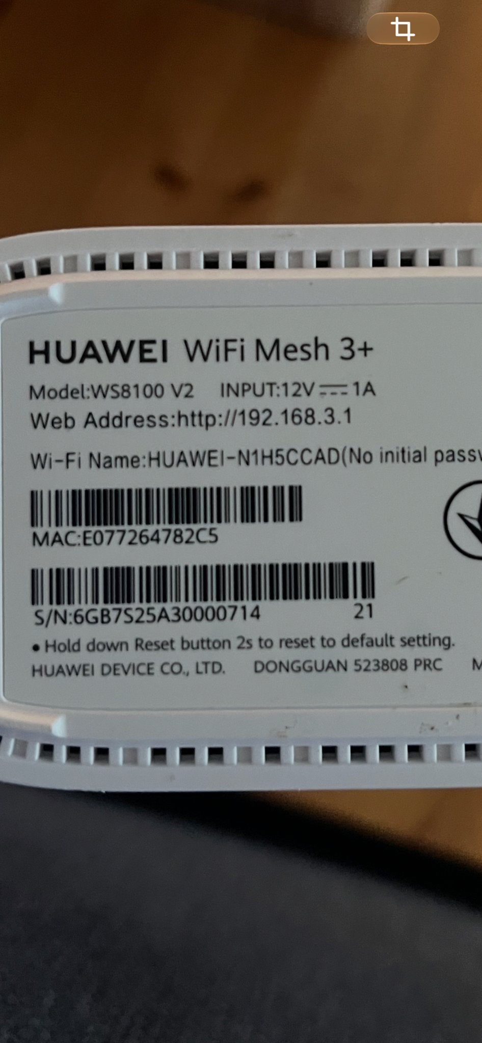 Huawei WiFi Mesh 3+ Router WS8100 V2, Ophalen of Verzenden, Zo goed als nieuw, Router