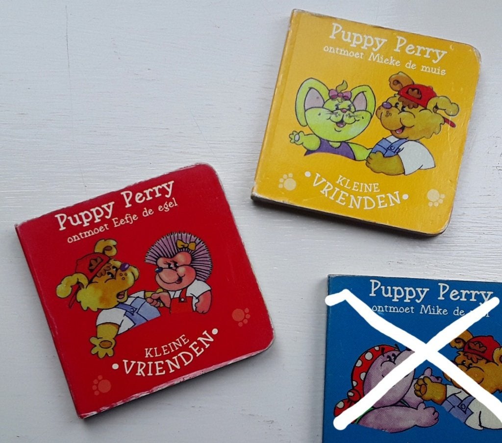 ​Puppy Perry boekjes - Mieke de muis - Eefje de egel, Boeken, Ophalen of Verzenden, Gelezen, 3 tot 4 jaar