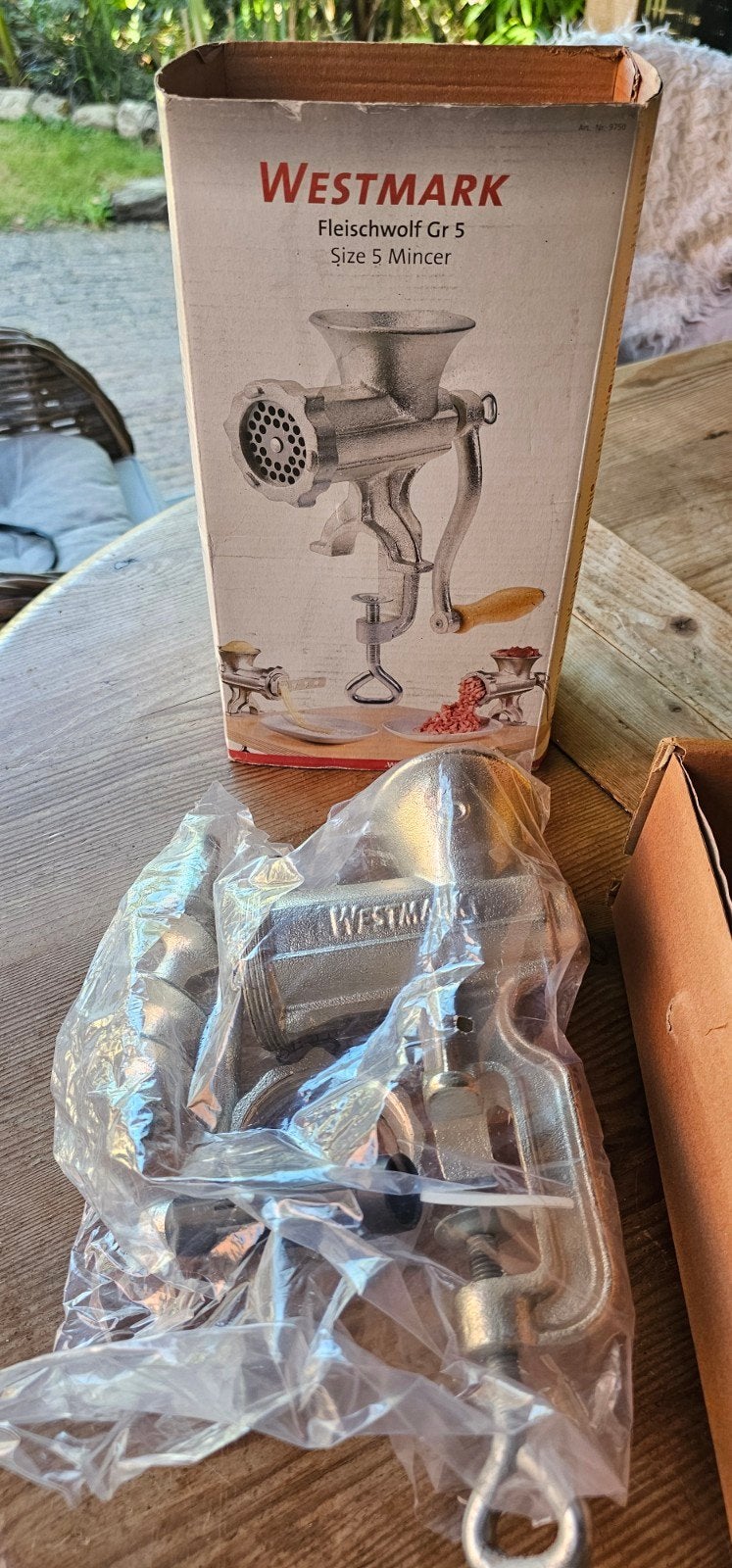 Westmark Fleischwolf gehaktmolen maat 5 - Zo goed als nieuw, Ophalen