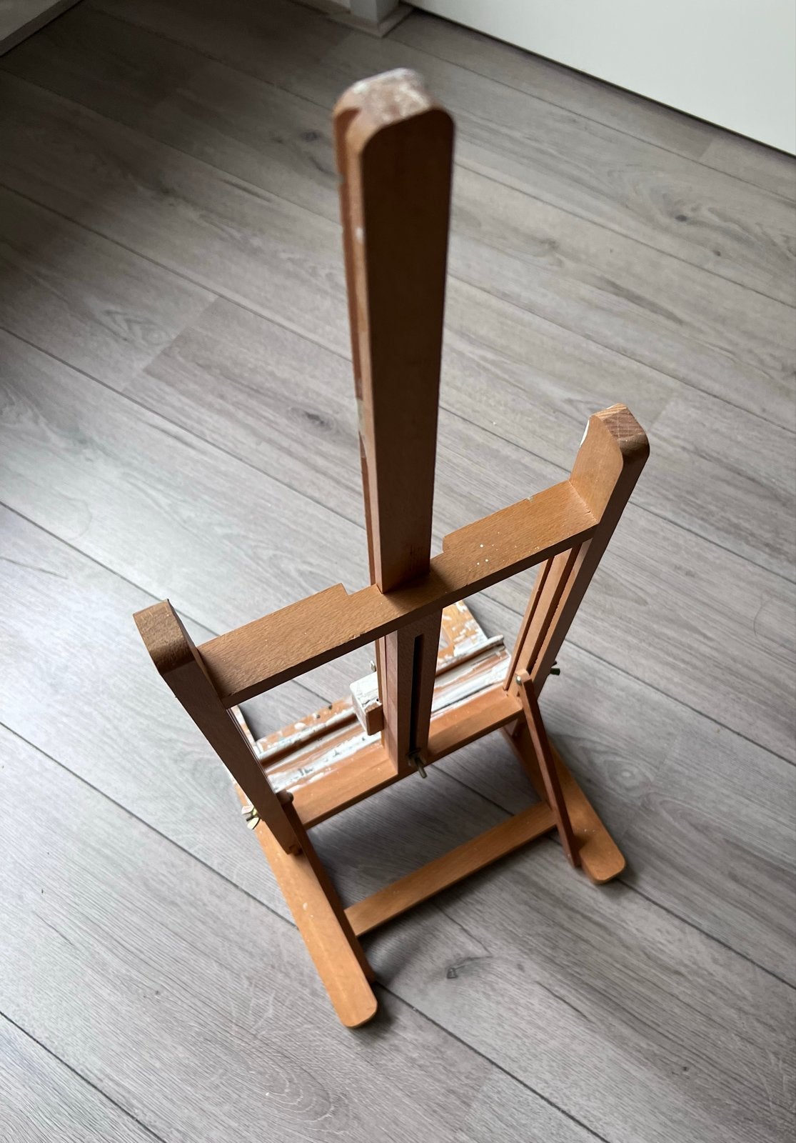 Kleine schildersezel - Compact en Gebruikt, Hobby en Vrije tijd, Schilderen, Ophalen of Verzenden, Gebruikt, Ezel