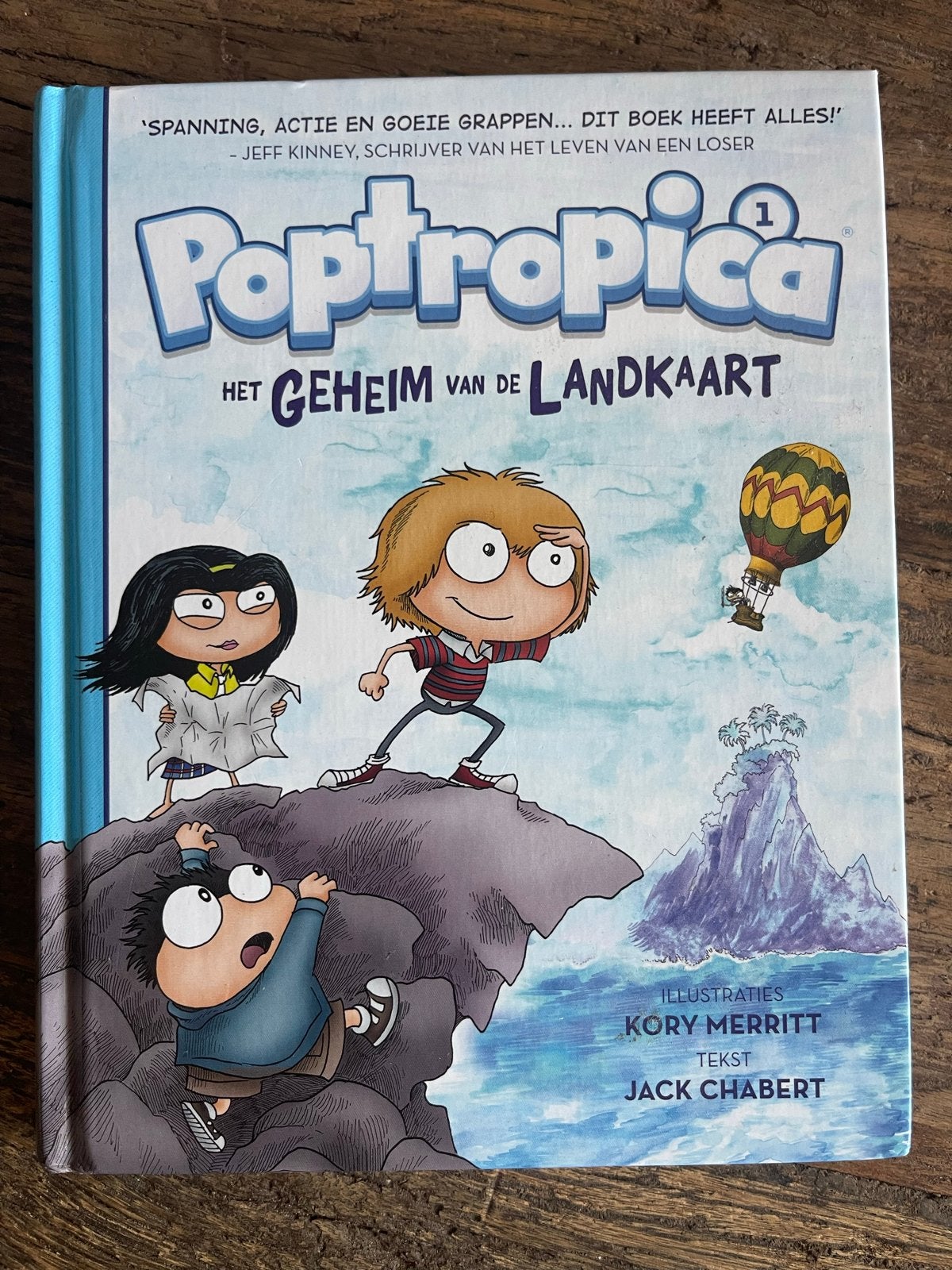Poptropica deel 1 - Het geheim van de Landkaart - Graphic, Ophalen of Verzenden, Gelezen, Fictie algemeen