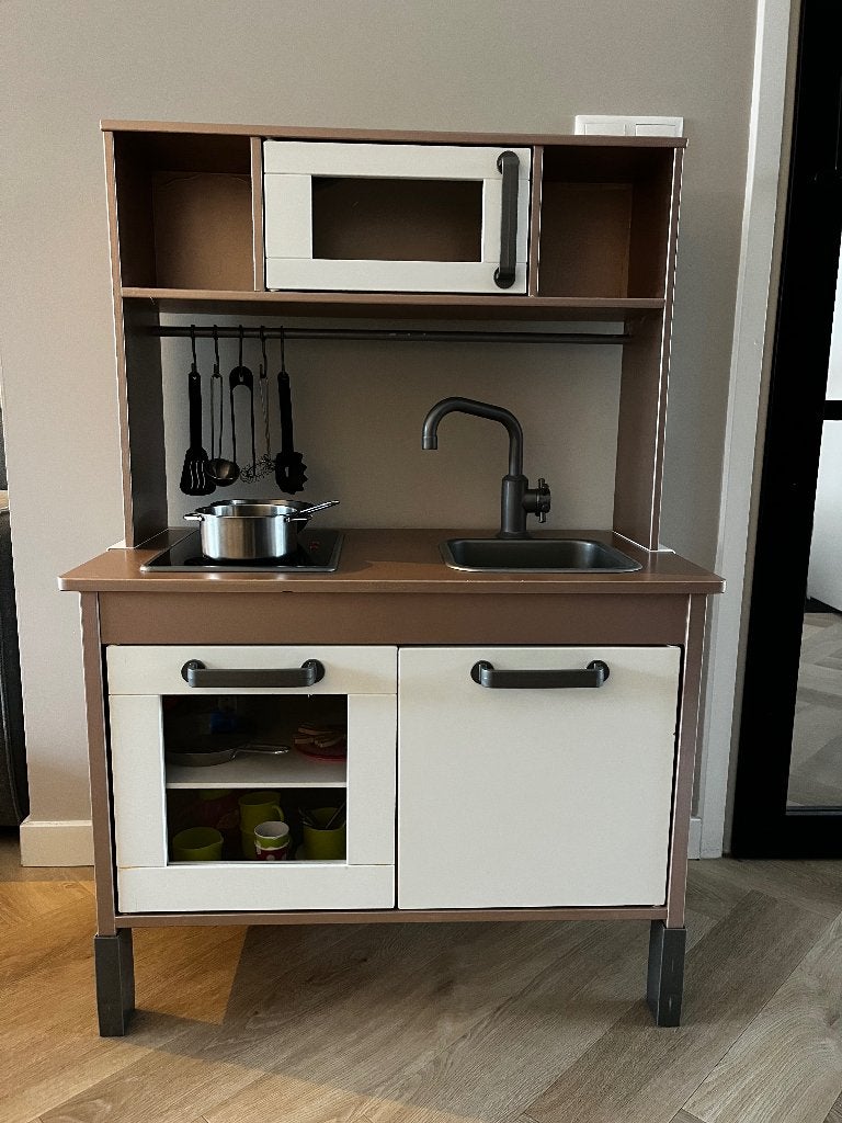 IKEA speelgoedkeukentje + accessoires, Ophalen, Gebruikt, Hout, Speelkeuken-accessoire