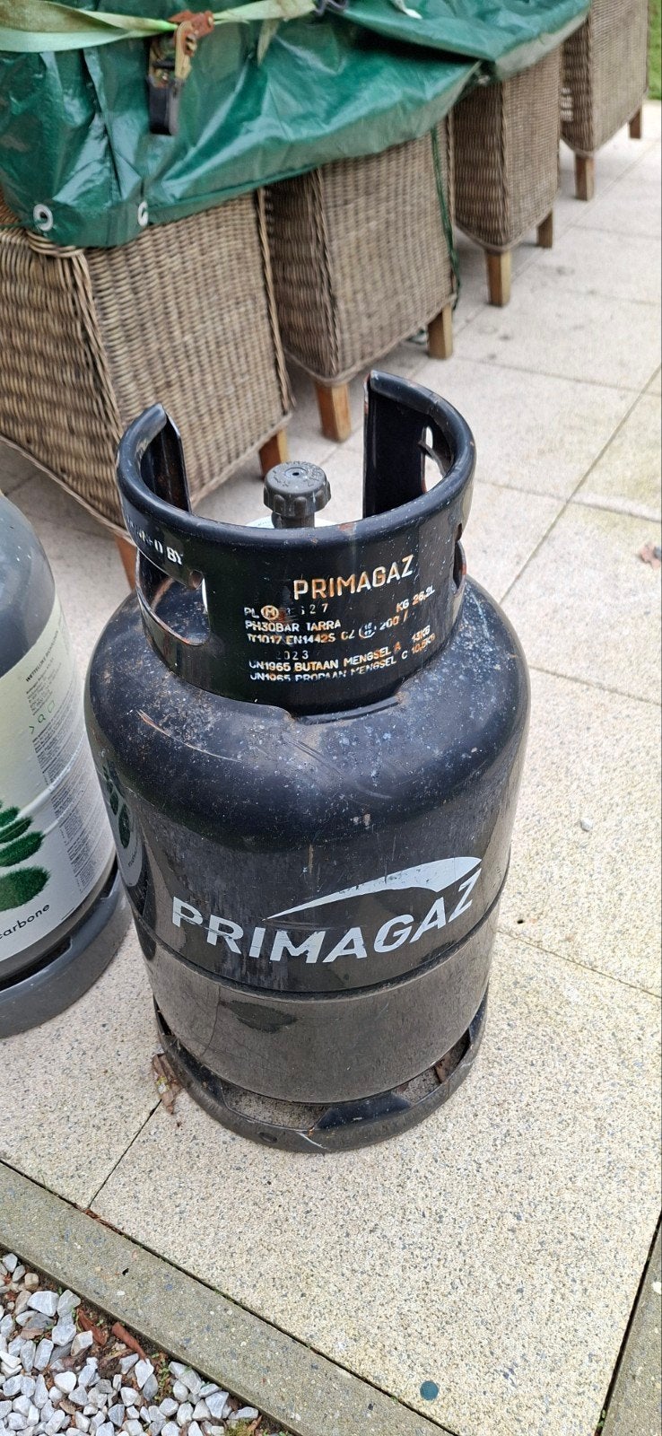 Lege propaanfles10,5 kg (primagas), Caravans en Kamperen, Ophalen, Gebruikt