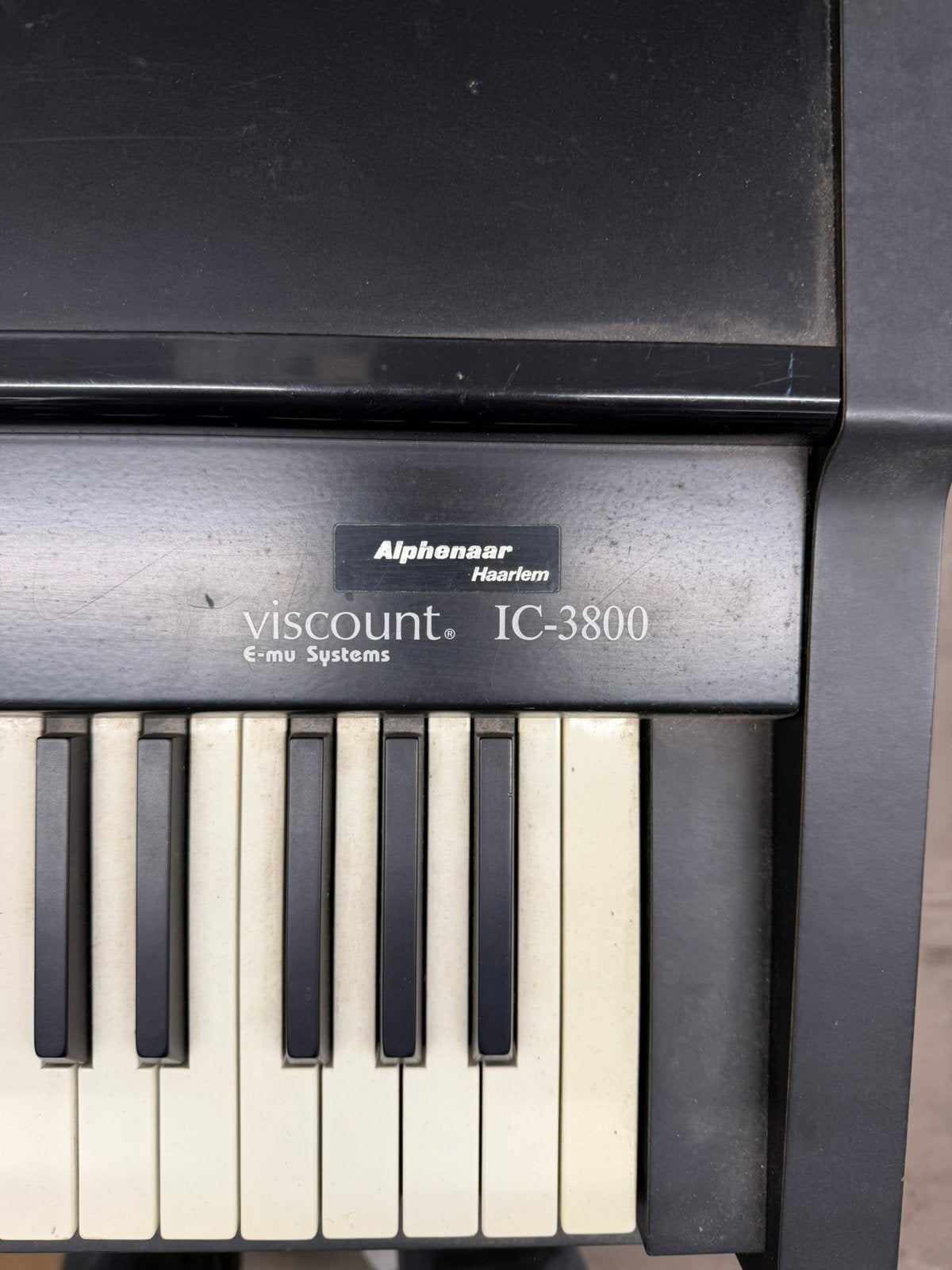 Electriche piano Viscount IC-3800, Muziek en Instrumenten, Ophalen, Gebruikt, Zwart, Digitaal