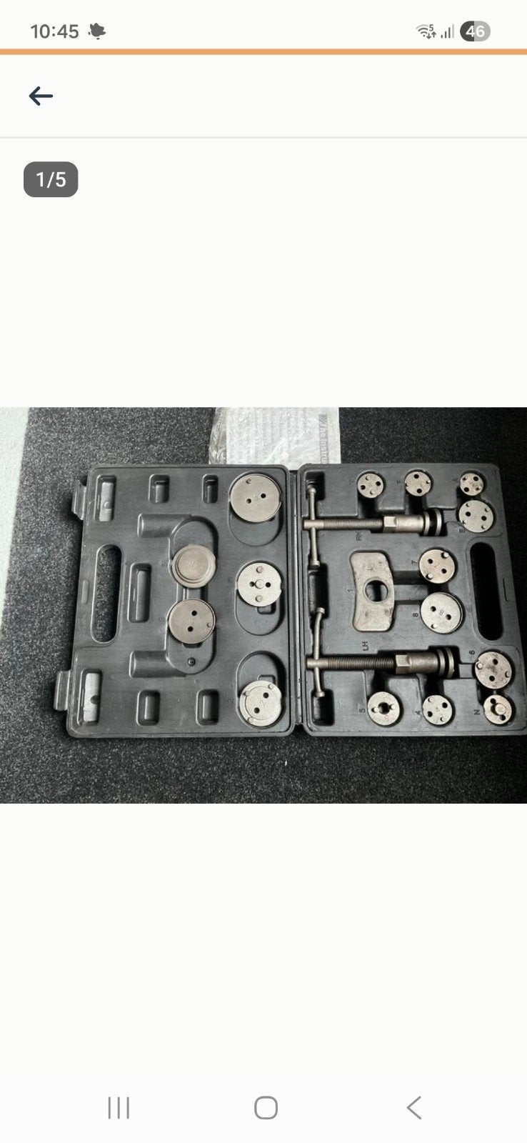 Remterugstel gereedschap voor div automerken, Ophalen, Gebruikt