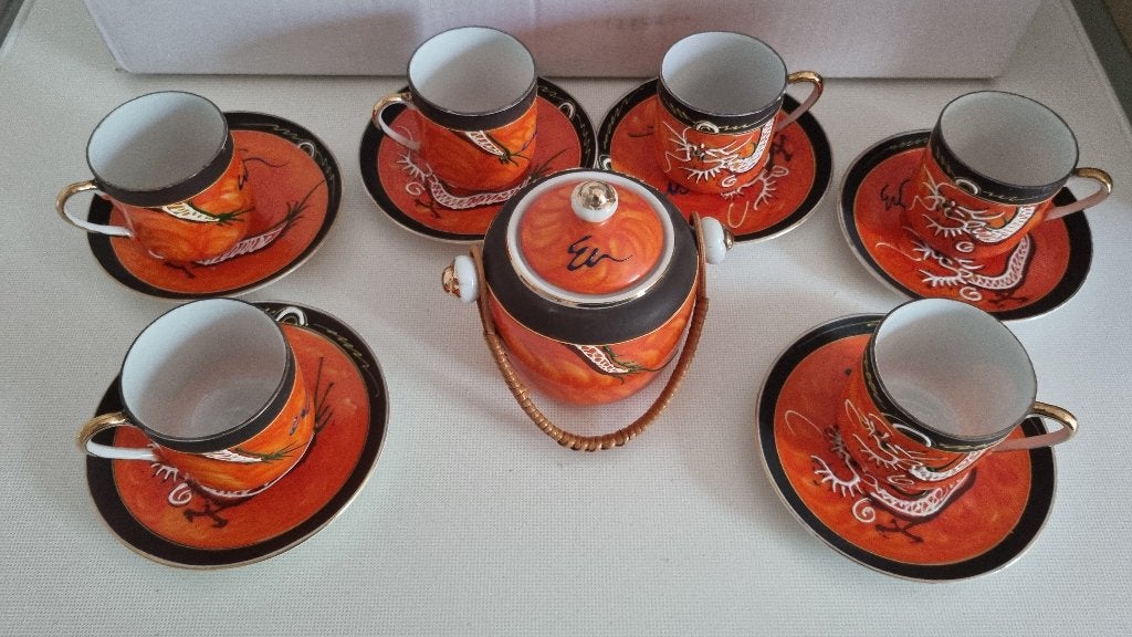 Retro Chinees serviesje, Antiek en Kunst, Ophalen