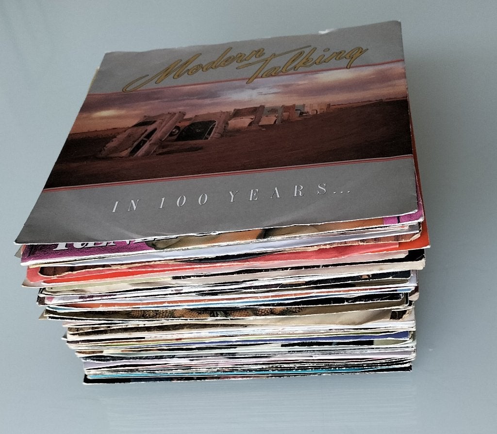 Partij oude singles ( 53 ) diverse artiesten en jaartallen., Gebruikt, 7 inch, Ophalen of Verzenden, Pop