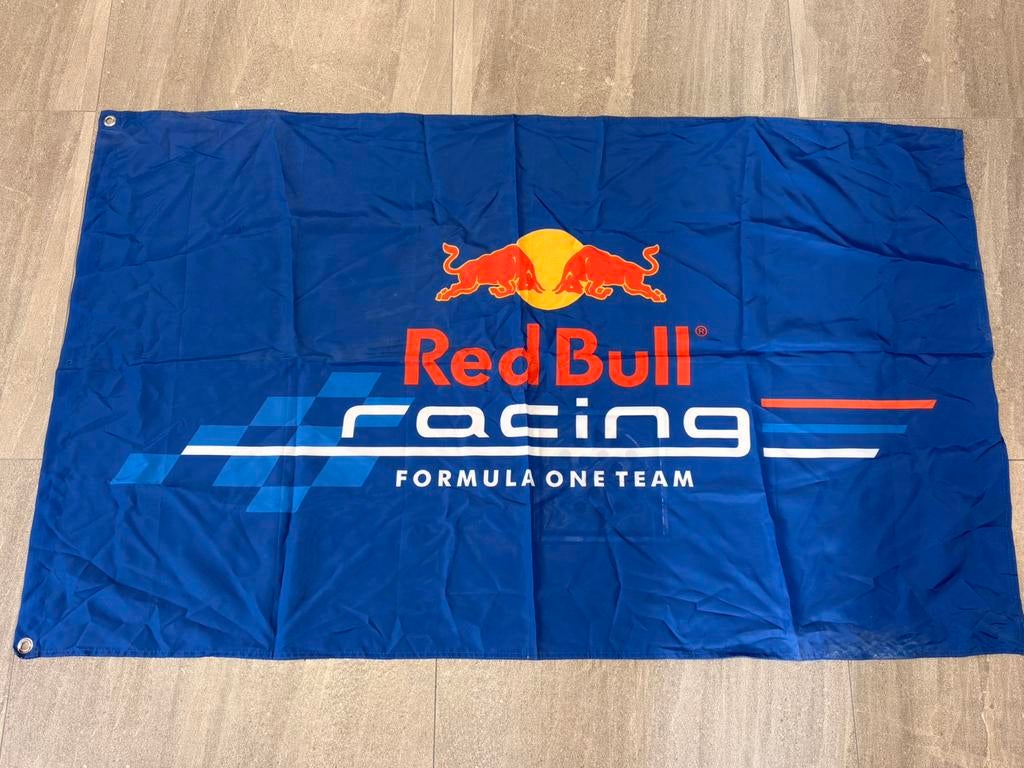 Vlag 150x90cm Red Bull F1-racing, Ophalen of Verzenden, Zo goed als nieuw
