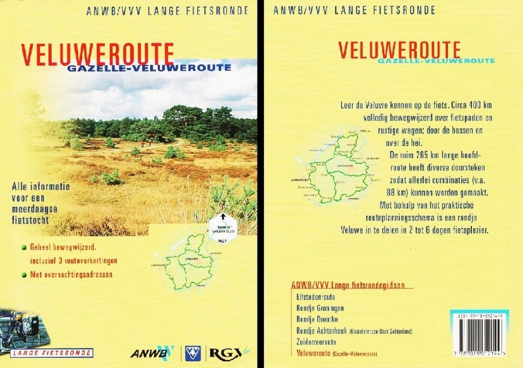 ANWB Veluwroute, Fiets., Boeken, Ophalen of Verzenden, Nieuw, Overige onderwerpen